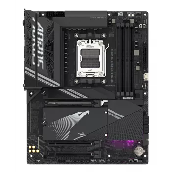 GIGABYTE X870 AORUS ELITE WIFI7 Μητρική - Υποστηρίζει AMD Ryzen 9000 CPUs, 16+2+2 φάσεις VRM, έως 8000MHz DDR5 (OC), 3xPCIe 5.0 + 1xPCIe 4.0, Wi-Fi 7, 2.5GbE LAN, USB 4