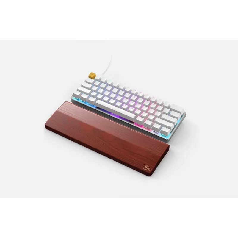 Glorious Gaming GMMK Πληκτρολόγιο USB QWERTY US International Ασήμι, Λευκό
