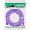 InLine καλώδιο patch S/FTP PiMF Cat.6 250MHz PVC χαλκός μωβ 5m