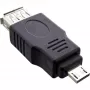 InLine Προσαρμογέας Micro USB Micro-A αρσενικό σε USB Type A θηλυκό 31600