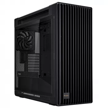 Κουτί PC ASUS ProArt PA602 Midi Tower μαύρο – υποστήριξη ATX/EATX, tempered glass, 2x 200 mm μπροστινοί ανεμιστήρες, ψυγείο 360 mm επάνω, GPU έως 450 mm