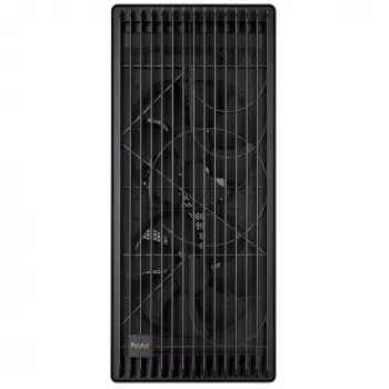 Κουτί PC ASUS ProArt PA602 Midi Tower μαύρο – υποστήριξη ATX/EATX, tempered glass, 2x 200 mm μπροστινοί ανεμιστήρες, ψυγείο 360 mm επάνω, GPU έως 450 mm