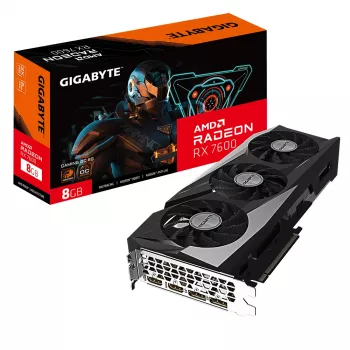 Κάρτα γραφικών GIGABYTE GAMING Radeon RX 7600 8 GB GDDR6, PCIe 4.0, 128-Bit, WINDFORCE 3X