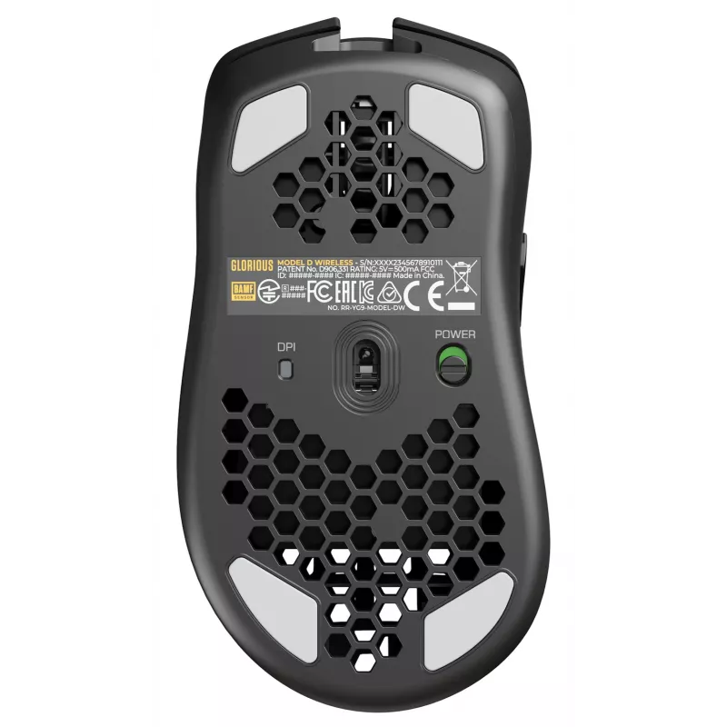 Glorious Gaming Glorious Model D Wireless – ματ μαύρο, δεξιόχειρας, RF Wireless, 19000 DPI, μαύρο