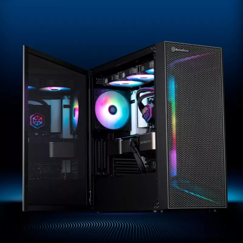Κουτί PC Silverstone SETA H1 Midi Tower μαύρο