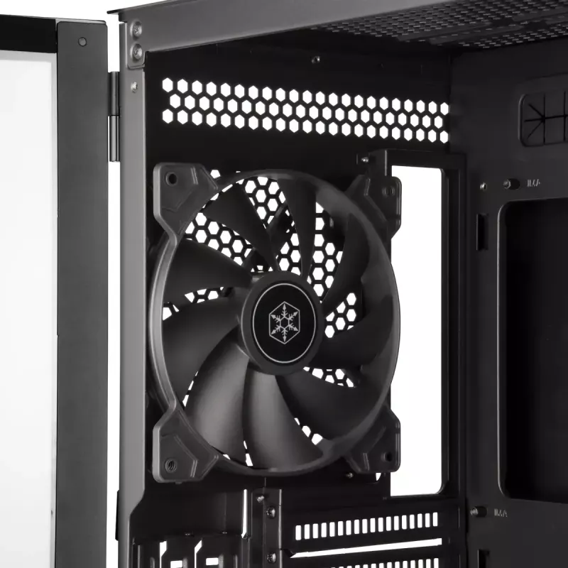 Κουτί PC Silverstone SETA H1 Midi Tower μαύρο
