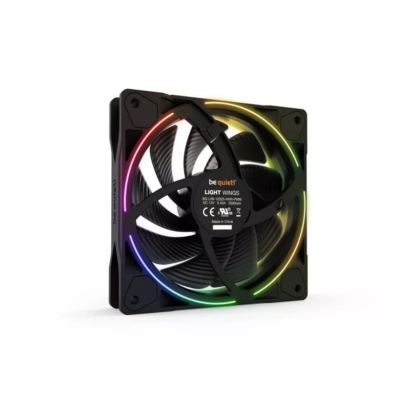 be quiet! Light Wings 120mm ARGB PWM High Speed ανεμιστήρας μαύρο