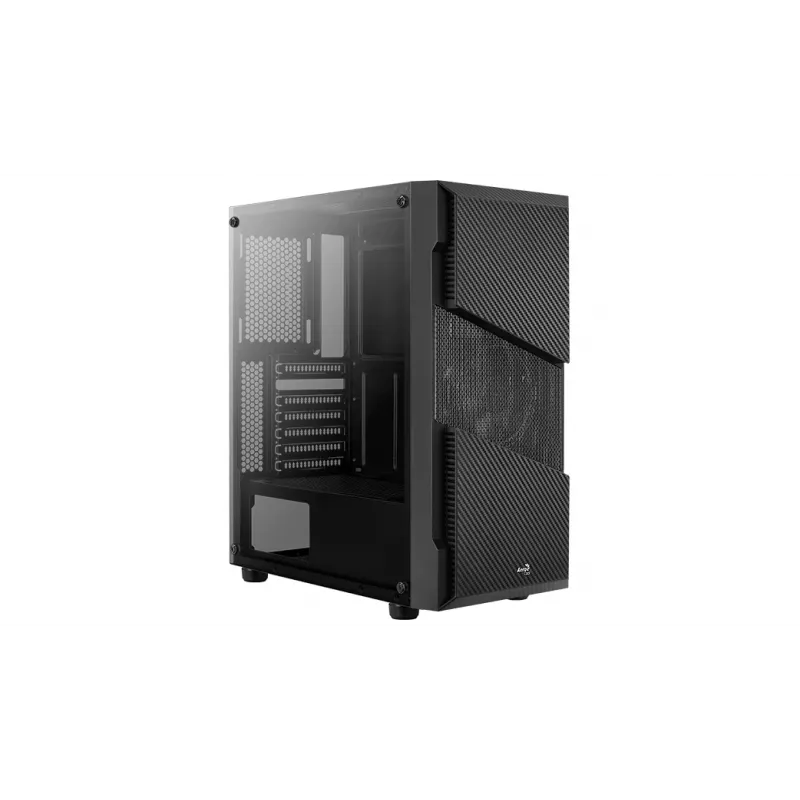 Aerocool Menace Saturn FRGB Midi Tower μαύρο