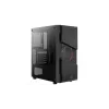 Aerocool Menace Saturn FRGB Midi Tower μαύρο