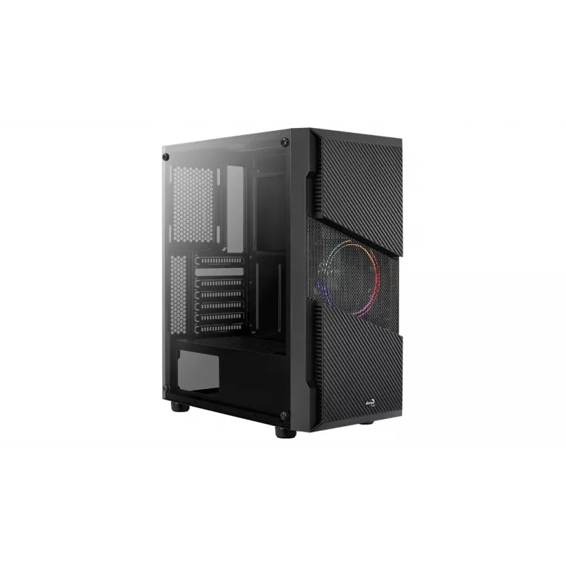 Aerocool Menace Saturn FRGB Midi Tower μαύρο