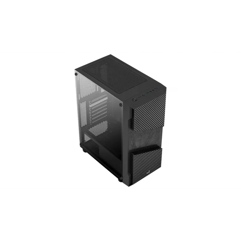 Aerocool Menace Saturn FRGB Midi Tower μαύρο