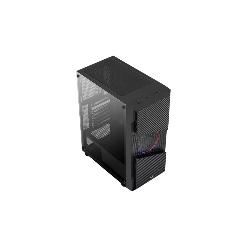Aerocool Menace Saturn FRGB Midi Tower μαύρο