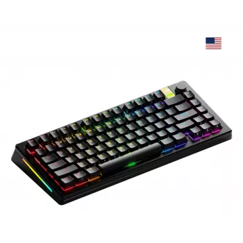 Glorious GMMK 3 Pro HE ασύρματο πληκτρολόγιο για παιχνίδια 75%, προσυναρμολογημένο, διακόπτες Fox HE, ANSI US, μαύρο