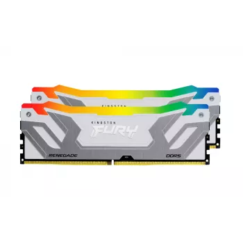 Kingston Technology FURY 48 GB 8400 MT/s DDR5 CL40 CUDIMM (Kit με 2 τεμ.) Renegade RGB White XMP