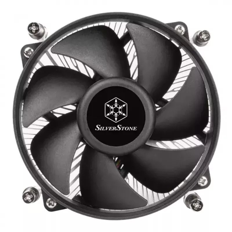 SilverStone SST-NT09-1700 Nitrogon ψύκτρα αέρα επεξεργαστή, 92 mm, LGA1700, πτερύγια αλουμινίου