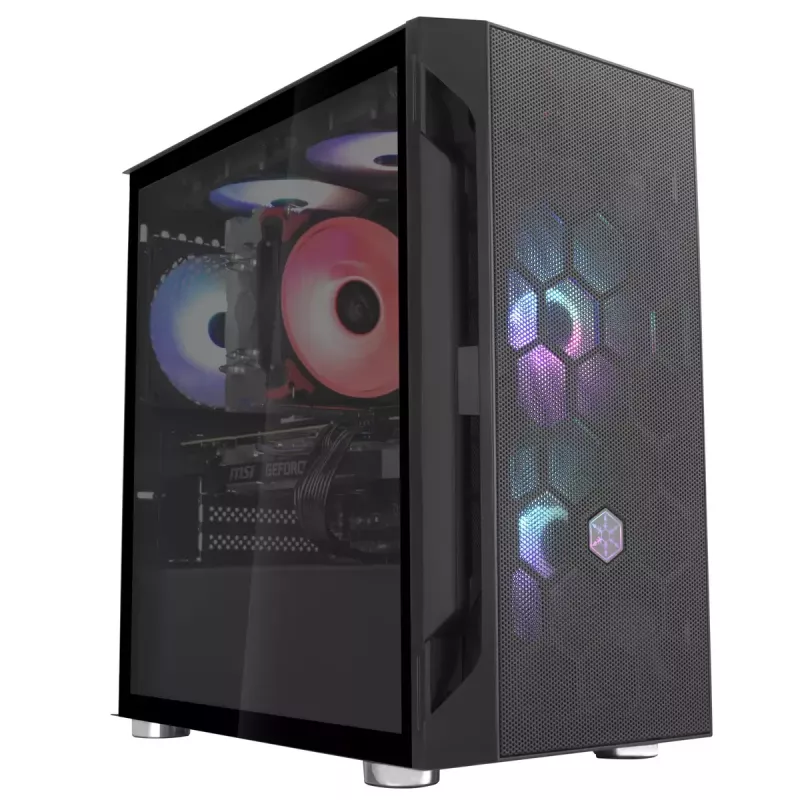 Κουτί PC Silverstone FARA H1M Micro Tower μαύρο