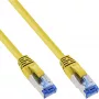 Καλώδιο Patch InLine S/FTP PiMF Cat.6A χωρίς αλογόνα 500MHz κίτρινο 2m