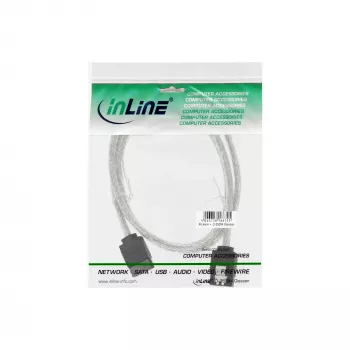 Καλώδιο InLine SATA 6Gb/s Στρογγυλό με ασφάλειες 0,5m