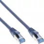 Καλώδιο Patch InLine S/FTP PiMF Cat.6A χωρίς αλογόνα 500MHz μπλε 5m