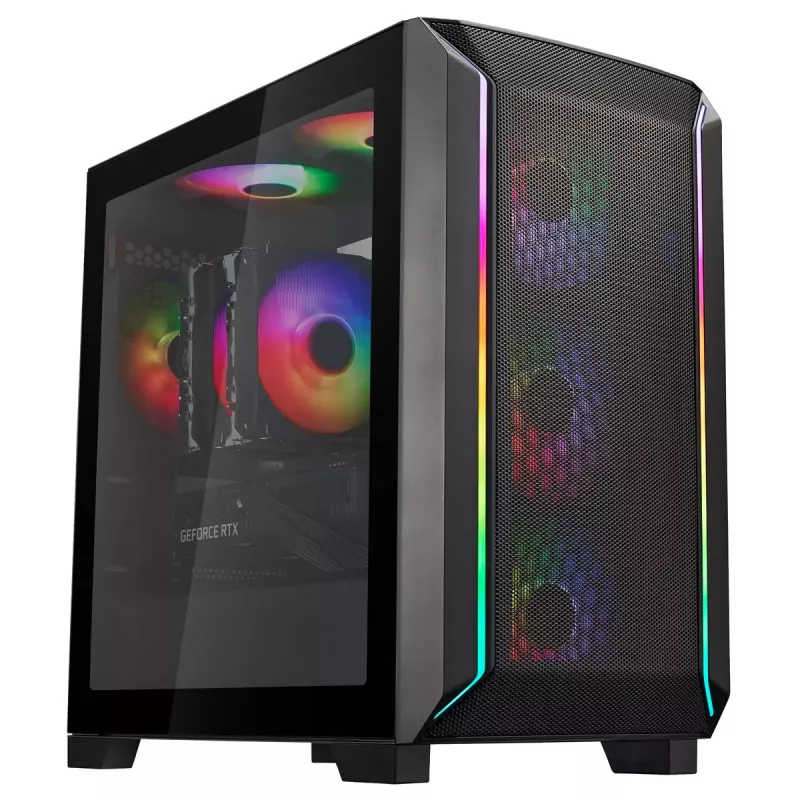 Κουτί PC Silverstone FARA 312Z Midi Tower Μαύρο