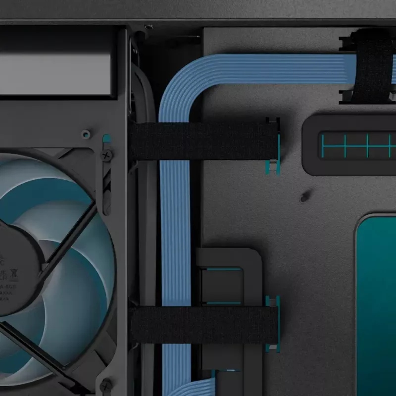 ARCTIC Xtender VG (Black) Premium E-ATX κουτί PC με κάθετη τοποθέτηση GPU