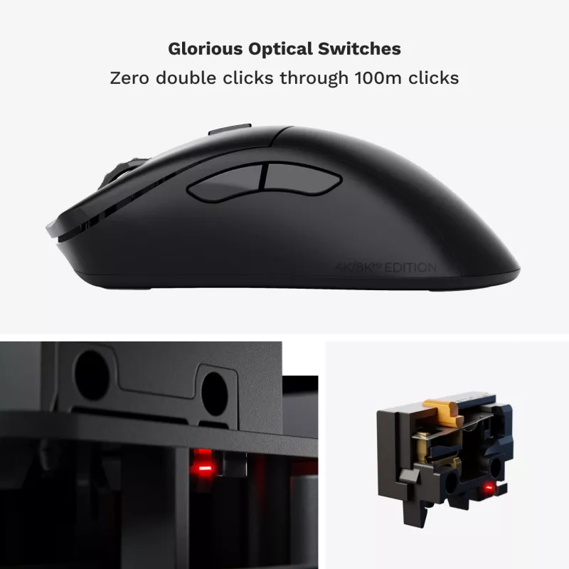Glorious Gaming Glorious Model D 2 PRO Wireless - 1K Polling - Μαύρο