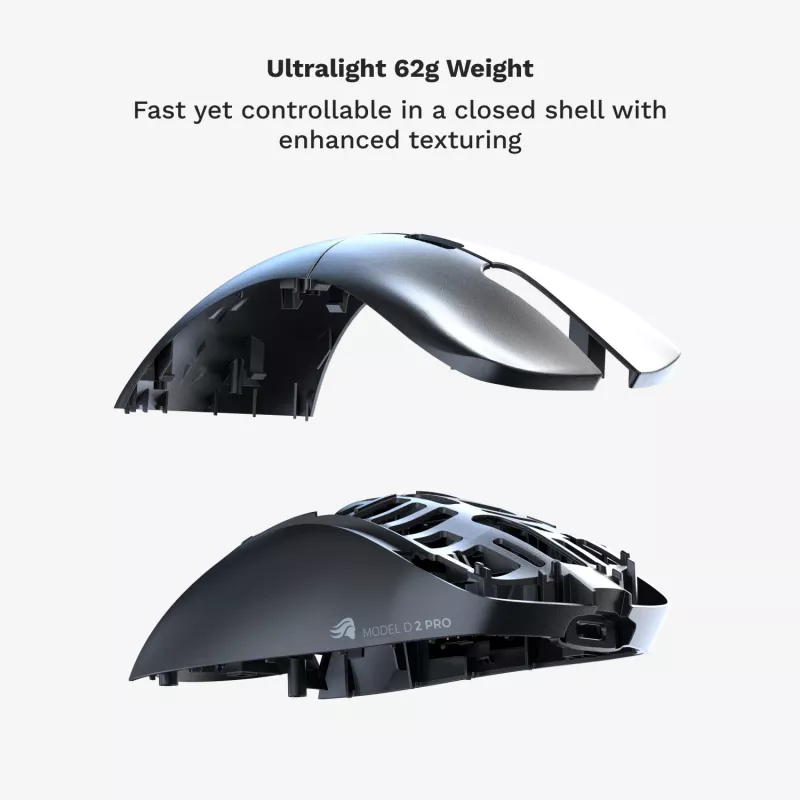 Glorious Gaming Glorious Model D 2 PRO Wireless - 1K Polling - Μαύρο