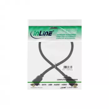 InLine High Speed HDMI καλώδιο με Ethernet, M/M, μαύρο, χρυσές επαφές, 5 m