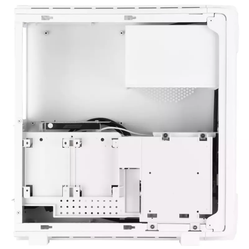 Κουτί PC Silverstone RVZ03-ARGB Desktop λευκό