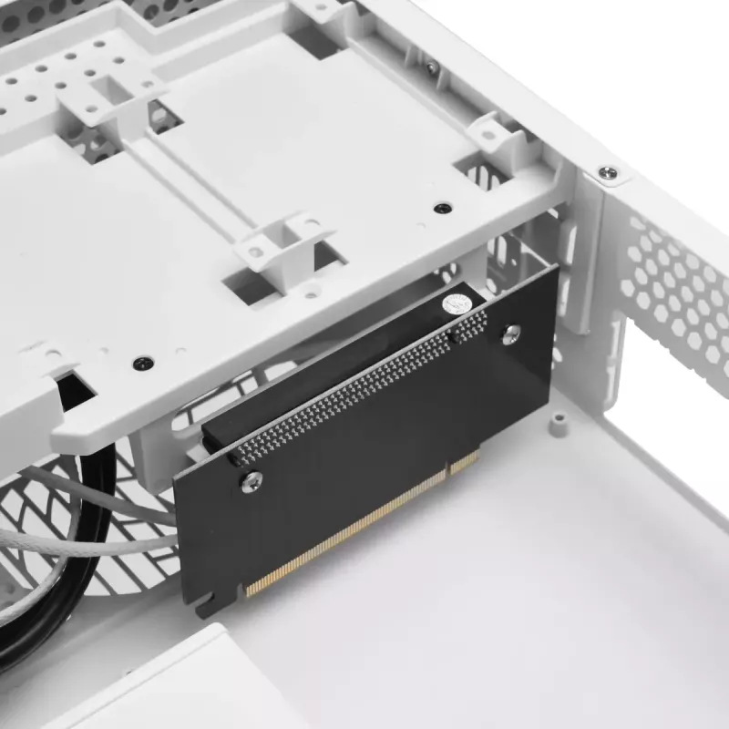 Κουτί PC Silverstone RVZ03-ARGB Desktop λευκό