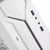 Κουτί PC Silverstone RVZ03-ARGB Desktop λευκό
