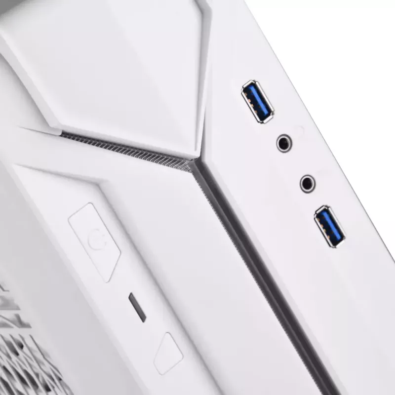 Κουτί PC Silverstone RVZ03-ARGB Desktop λευκό
