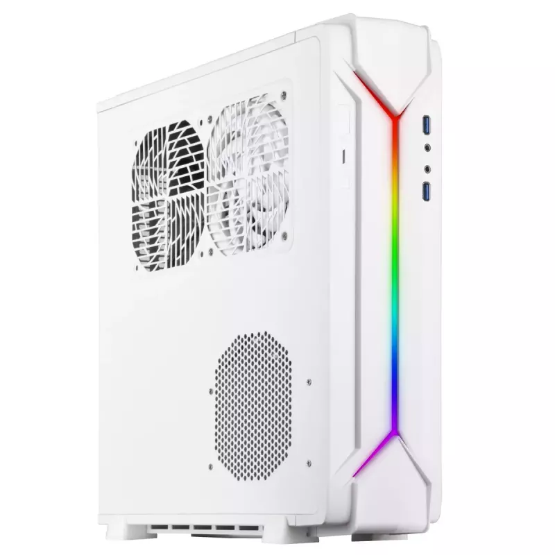 Κουτί PC Silverstone RVZ03-ARGB Desktop λευκό
