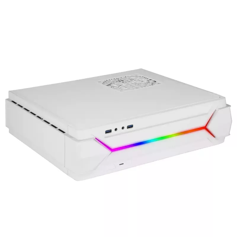 Κουτί PC Silverstone RVZ03-ARGB Desktop λευκό