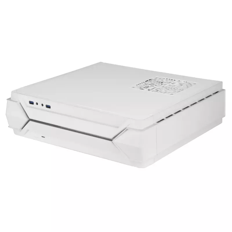 Κουτί PC Silverstone RVZ03-ARGB Desktop λευκό