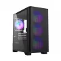 Κουτί PC Montech AIR 100 ARGB Mini Tower μαύρο