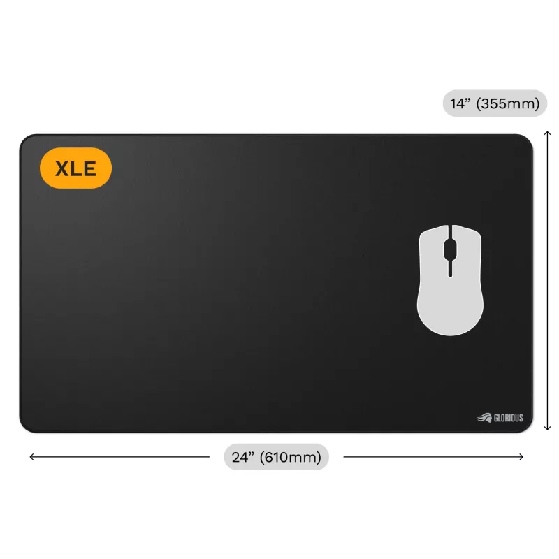 Mouse Pad Glorious Gaming Glorious Mouse Pad 2 XL Extended Stitched Μαύρο