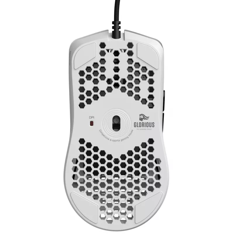 Glorious Gaming Glorious Model O- Ποντίκι Regular (Λευκό), Δεξιόχειρας, Οπτικό, USB Type-A, 3200 DPI, Λευκό