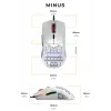 Glorious Gaming Glorious Model O- Ποντίκι Regular (Λευκό), Δεξιόχειρας, Οπτικό, USB Type-A, 3200 DPI, Λευκό