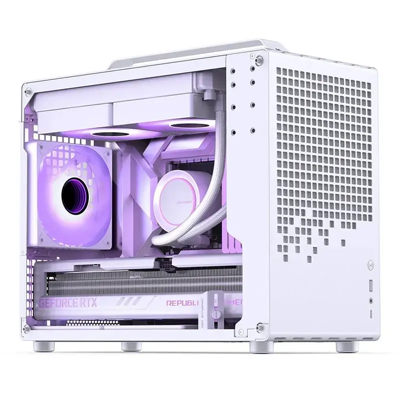 Κουτί υπολογιστή Jonsbo Jonsplus Z20 Mesh Mini Tower Micro-ATX Λευκό