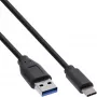 InLine Καλώδιο USB 3.2 Gen.1x2, Βύσμα USB-C αρσενικό / Βύσμα USB-A αρσενικό, μαύρο, 2m