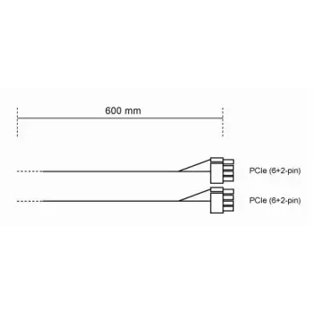 Καλώδιο τροφοδοσίας be quiet! CP-6620 0,6 m