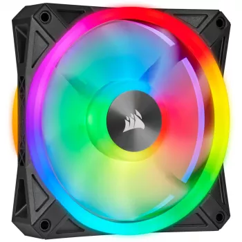 CORSAIR iCUE QL140 RGB 140mm PWM Dual Fan Kit με Lighting Node Core