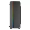 Aerocool GENESISV2BK κουτί PC ATX, μπροστινό πάνελ LED ARGB ανεμιστήρας ARGB 12 cm, μαύρο