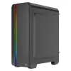 Aerocool GENESISV2BK κουτί PC ATX, μπροστινό πάνελ LED ARGB ανεμιστήρας ARGB 12 cm, μαύρο