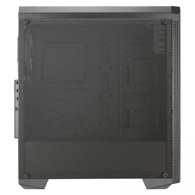 Aerocool GENESISV2BK κουτί PC ATX, μπροστινό πάνελ LED ARGB ανεμιστήρας ARGB 12 cm, μαύρο