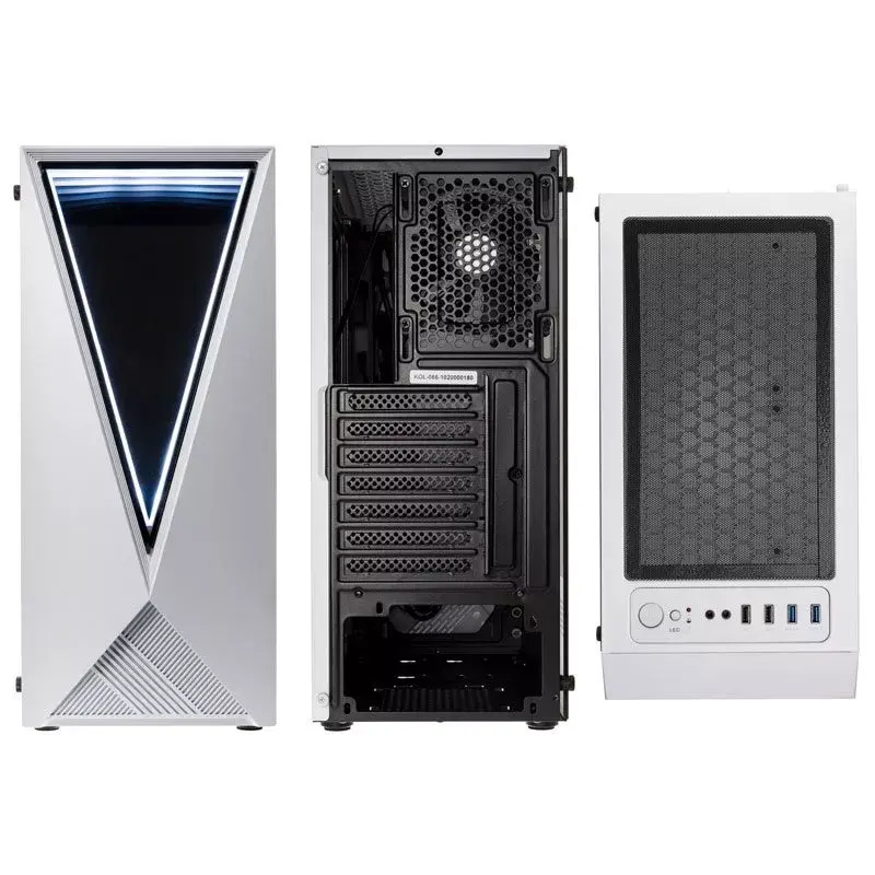 Κουτί υπολογιστή Kolink VOID WHITE Midi Tower λευκό, μαύρο