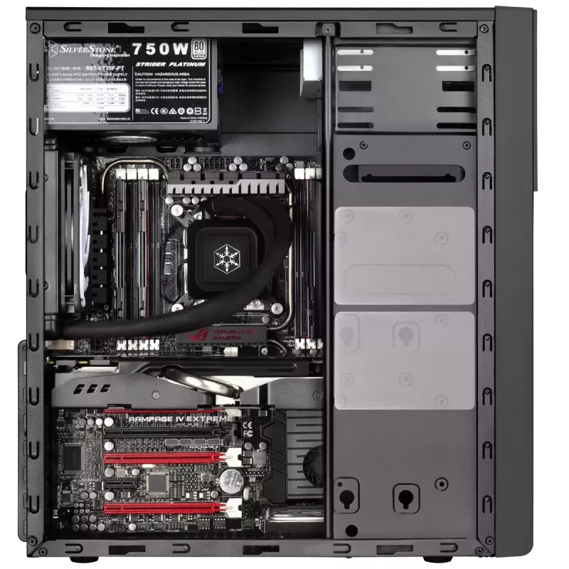 Κουτί PC Silverstone PS13 Mini Tower Μαύρο