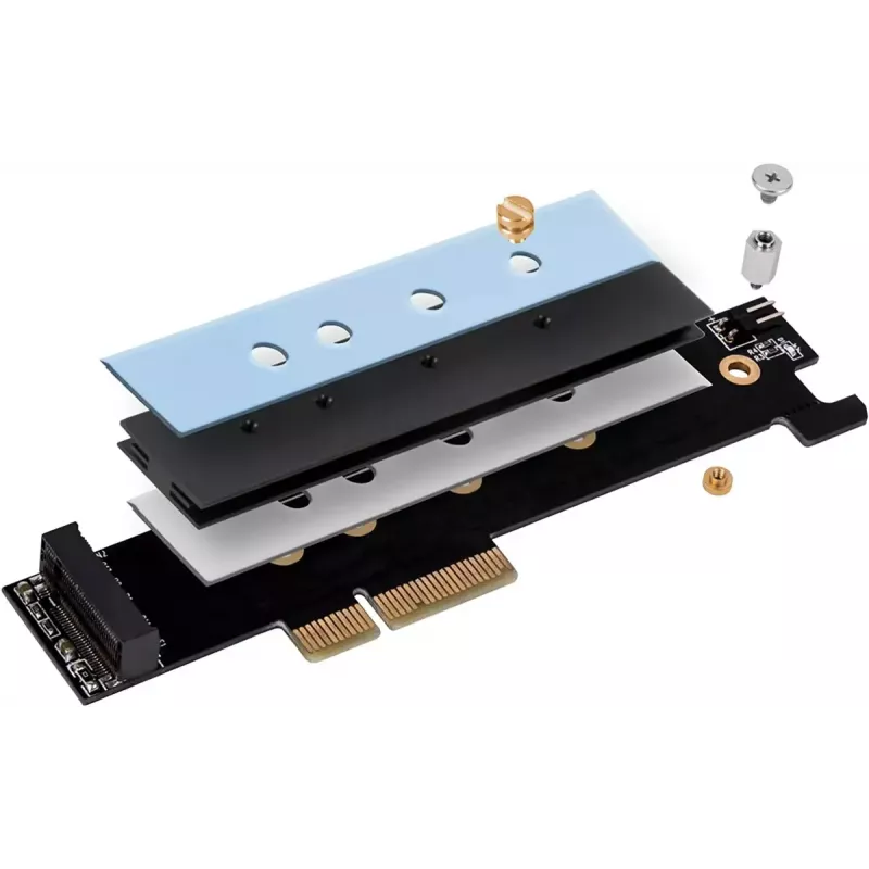 SilverStone SST-ECM26-V2 προσαρμογέας διεπαφής από M.2 (M-Key) σε PCIe 4.0 x4