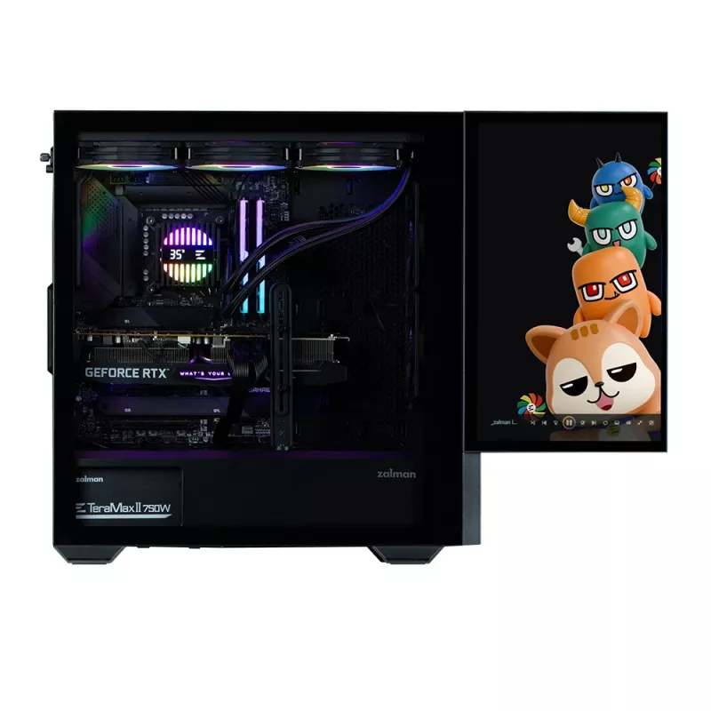 Κουτί PC Zalman Z10 DS Midi Tower Μαύρο